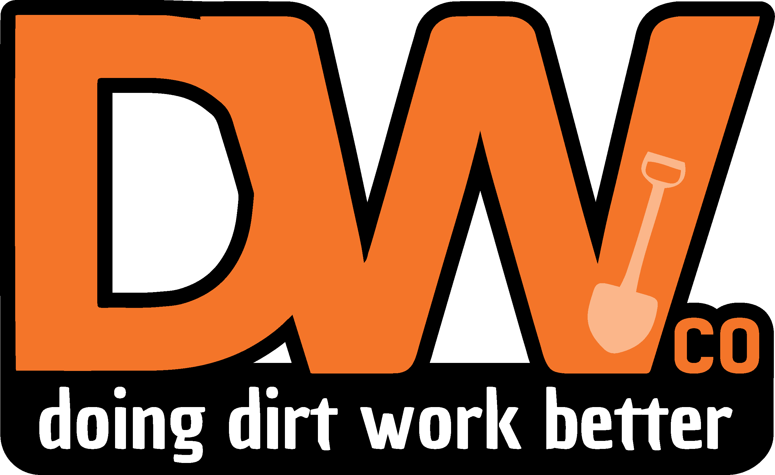 A logo for the dirt work better project.